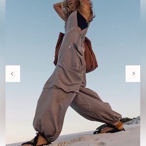 Free People FP Movement Infinity Onesie Jumpsuit Pewter XL